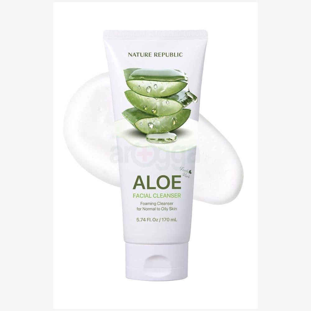 Nature Republic Fresh Herb Aloe Cleansing Foam 170ml