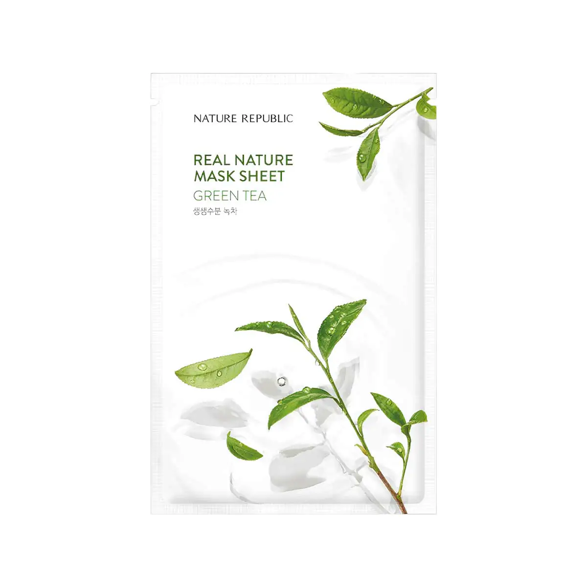Nature Republic Real Nature Green Tea Sheet Mask – 23ml