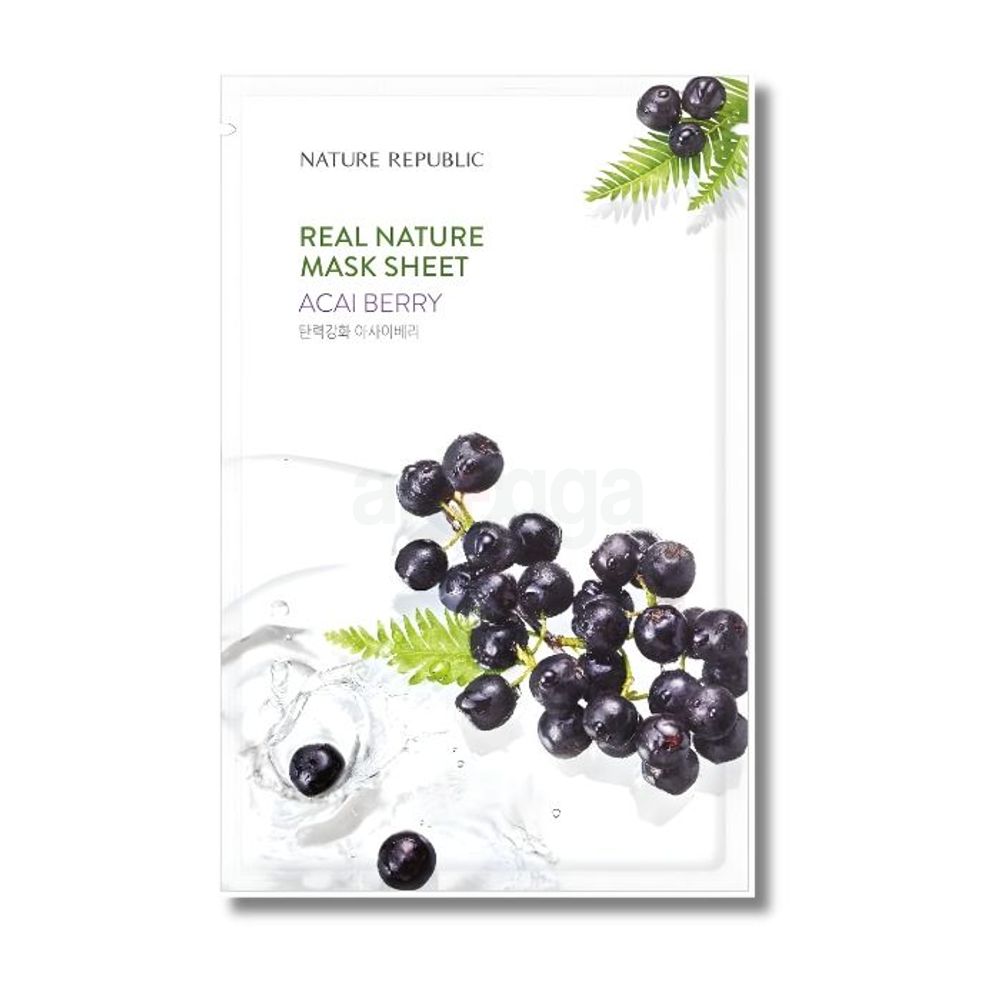 Nature Republic Real Nature Acai Berry Sheet Mask - 20ml