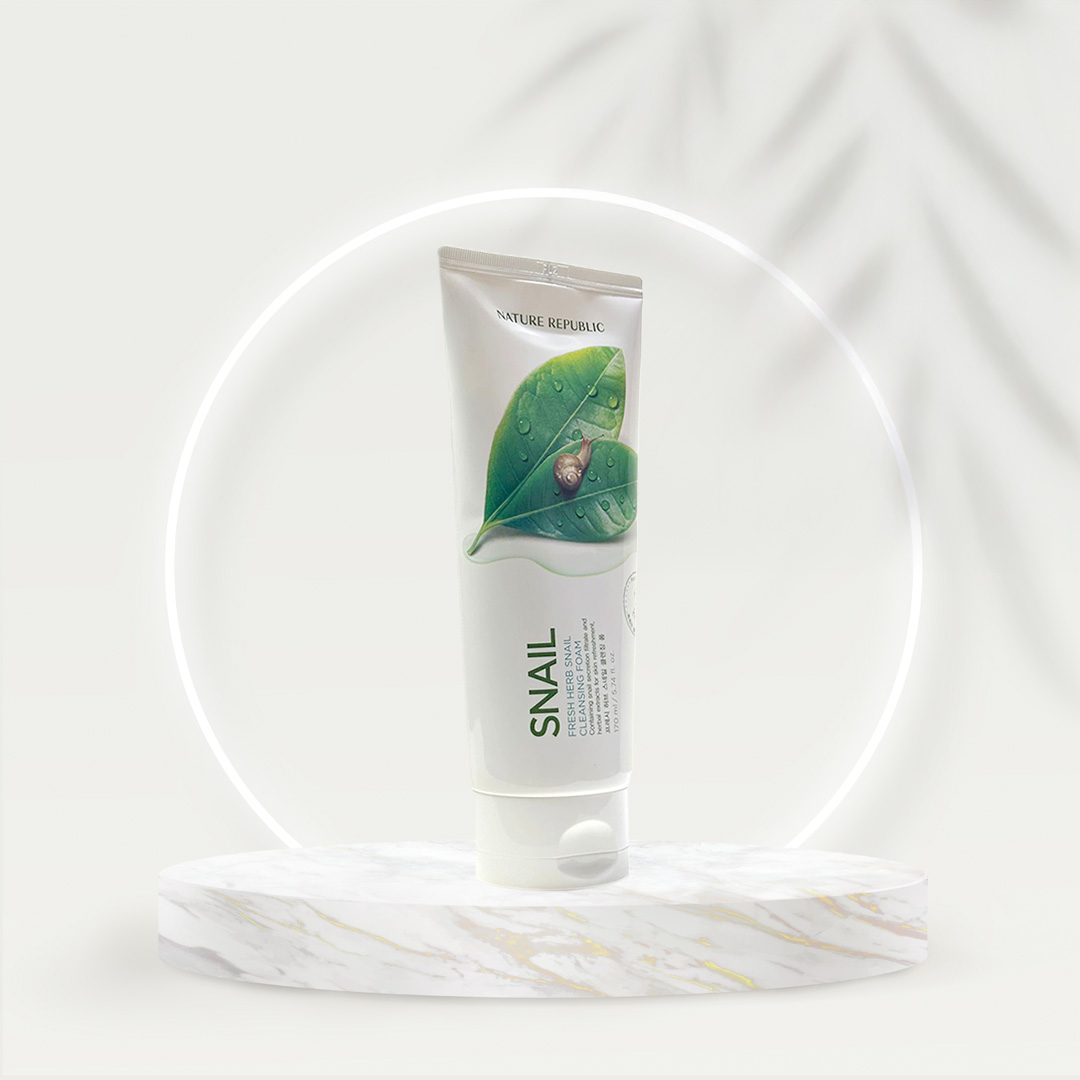 Nature Republic Fresh Herb Snail Cleansing Foam - 170ml
