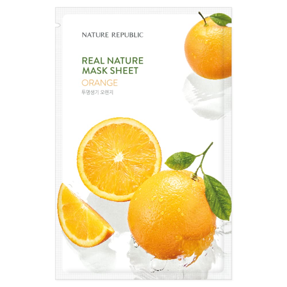 Nature Republic Real Nature Orange Sheet Mask - 23ml