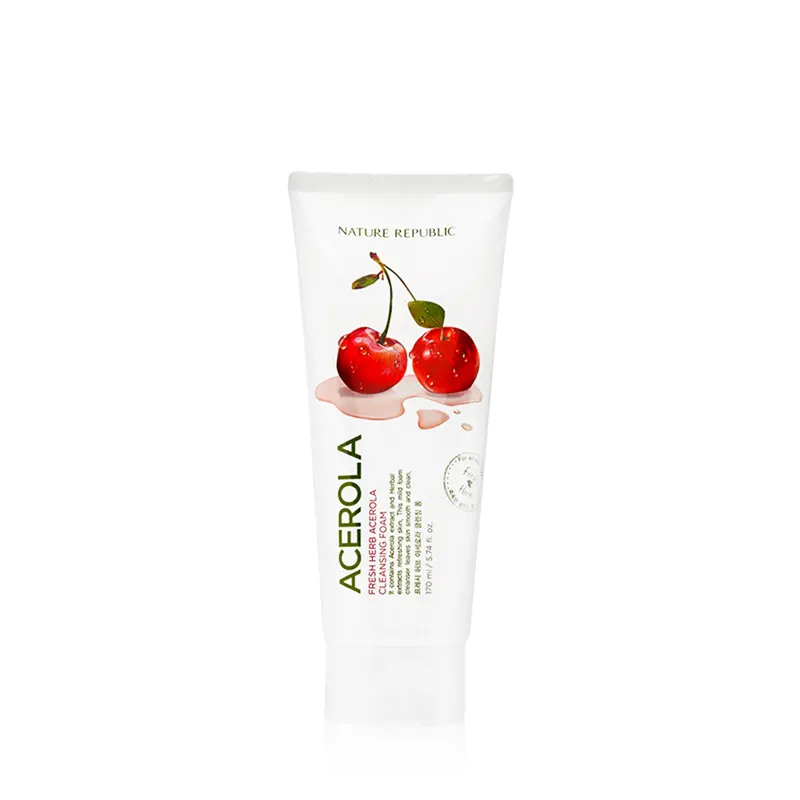 Nature Republic FRESH HERB ACEROLA CLEANSING FOAM, 170ML