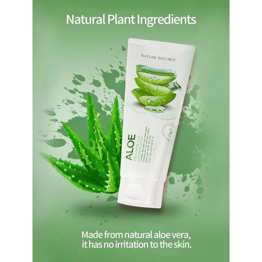 Nature Republic Fresh Herb Snail Cleansing Foam - 170ml